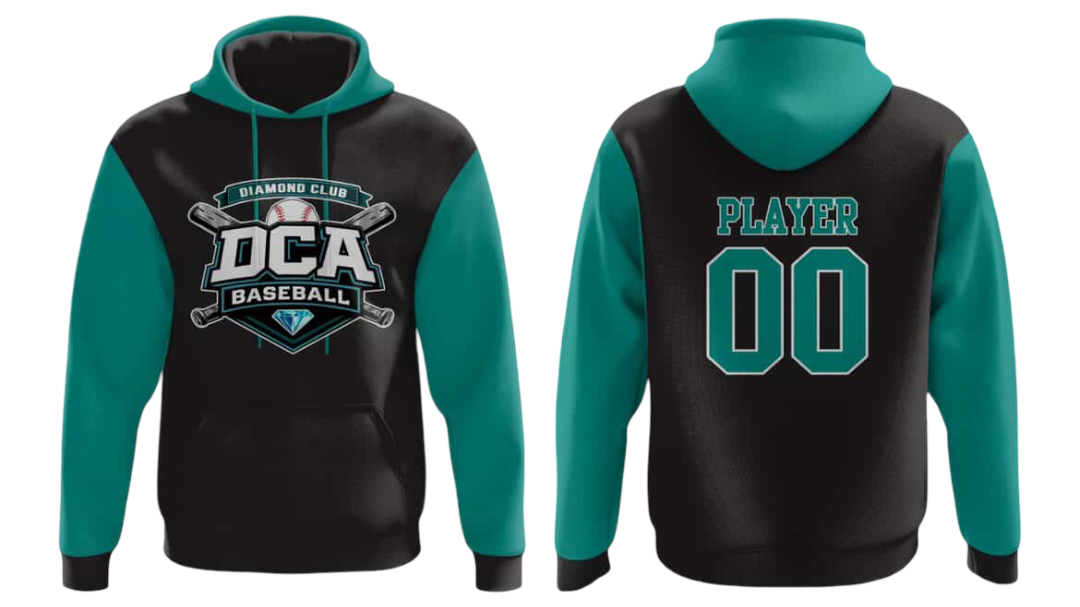 DCA Black/Teal Hoodie